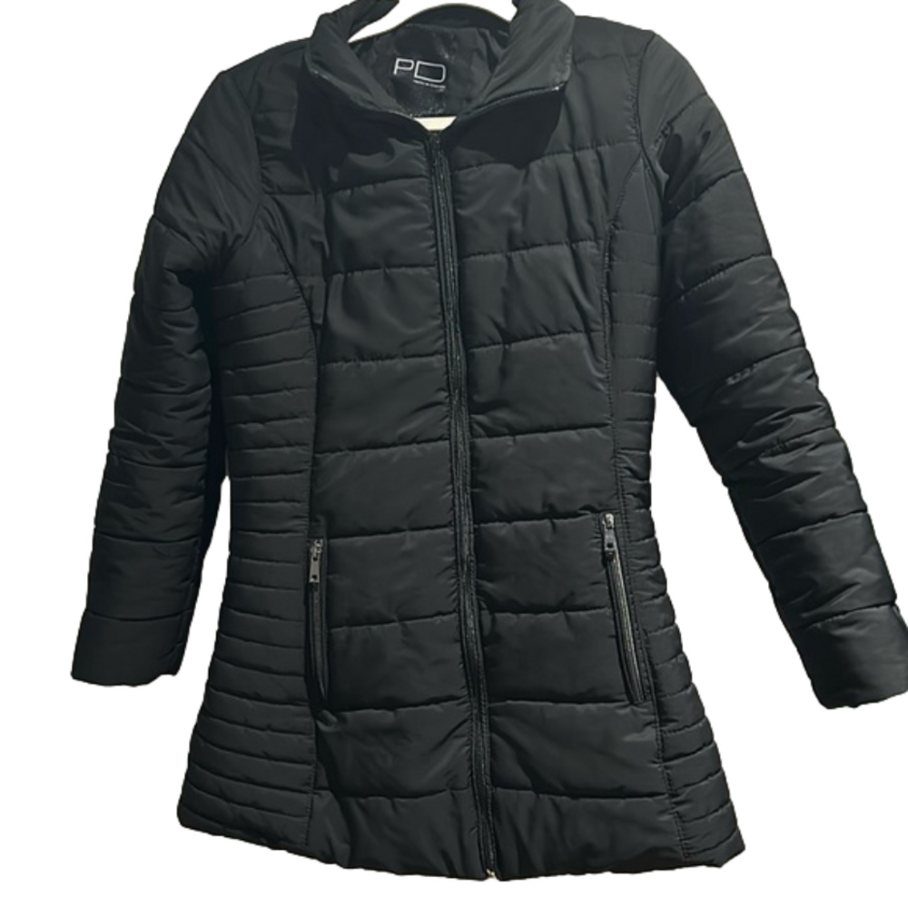 Black puffer jacket sz M